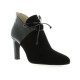 Brenda zaro Boots cuir velours noir