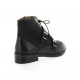 Red creatyve Boots cuir nubuck noir