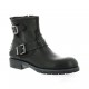 Red creatyve Boots cuir noir