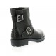 Red creatyve Boots cuir noir