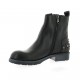 Red creatyve Boots cuir noir