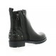 Red creatyve Boots cuir noir