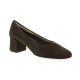 Brenda zaro Escarpins cuir velours marron