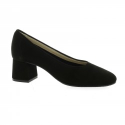 Brenda zaro Escarpins cuir velours noir