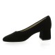 Brenda zaro Escarpins cuir velours noir