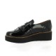 Pao Derby cuir vernis noir