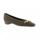 Elizabeth stuart Escarpins cuir velours taupe