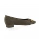 Elizabeth stuart Escarpins cuir velours taupe