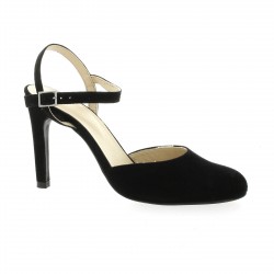 Vidi studio Escarpins cuir velours noir