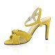 Vidi studio Nu pieds cuir velours jaune