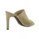 Vidi studio Nu pieds cuir velours taupe