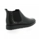 So send Boots cuir noir