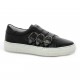 Exit Baskets cuir noir