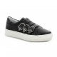 Exit Baskets cuir noir