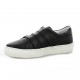 Exit Baskets cuir noir