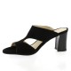 Vidi studio Mules cuir velours noir