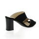 Vidi studio Mules cuir velours noir