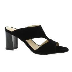 Vidi studio Mules cuir velours noir