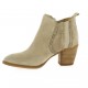 Alpe Boots cuir velours beige