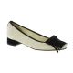 Elizabeth stuart Mocassins cuir velours sable