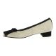 Elizabeth stuart Mocassins cuir velours sable