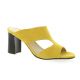 Vidi studio Mules cuir velours jaune