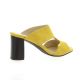 Vidi studio Mules cuir velours jaune