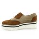 Vidi studio Derby cuir velours cognac