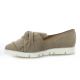 Alpe Mocassins cuir velours taupe