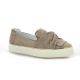 Alpe Mocassins cuir velours taupe