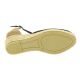 Pao Espadrille cuir velours noir