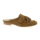 Pao Mules cuir velours cognac