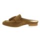 Pao Mules cuir velours cognac