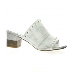 Pao Mules cuir blanc