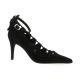 Elizabeth stuart Escarpins cuir velours noir