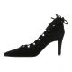 Elizabeth stuart Escarpins cuir velours noir