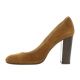 Vidi studio Escarpins cuir velours camel