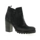 Pao Boots cuir velours marine