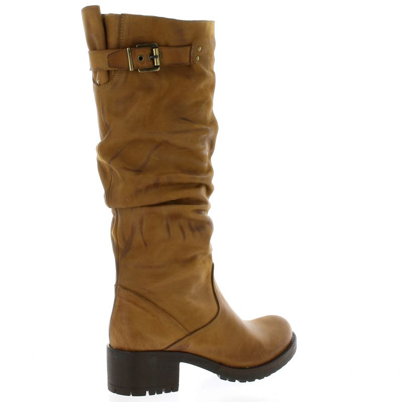 bottes en nubuck noir