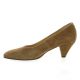 Vidi studio Escarpins cuir velours camel