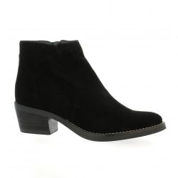 Vidi studio Boots cuir velours noir