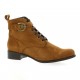 Vidi studio Boots cuir velours cognac