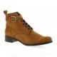 Vidi studio Boots cuir velours cognac