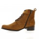 Vidi studio Boots cuir velours cognac