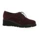 Mitica Derby cuir velours bordeaux