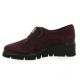 Mitica Derby cuir velours bordeaux