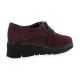 Mitica Derby cuir velours bordeaux