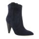 Fremilu Boots cuir velours marine