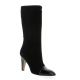 Fremilu Bottes cuir velours noir