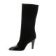 Fremilu Bottes cuir velours noir